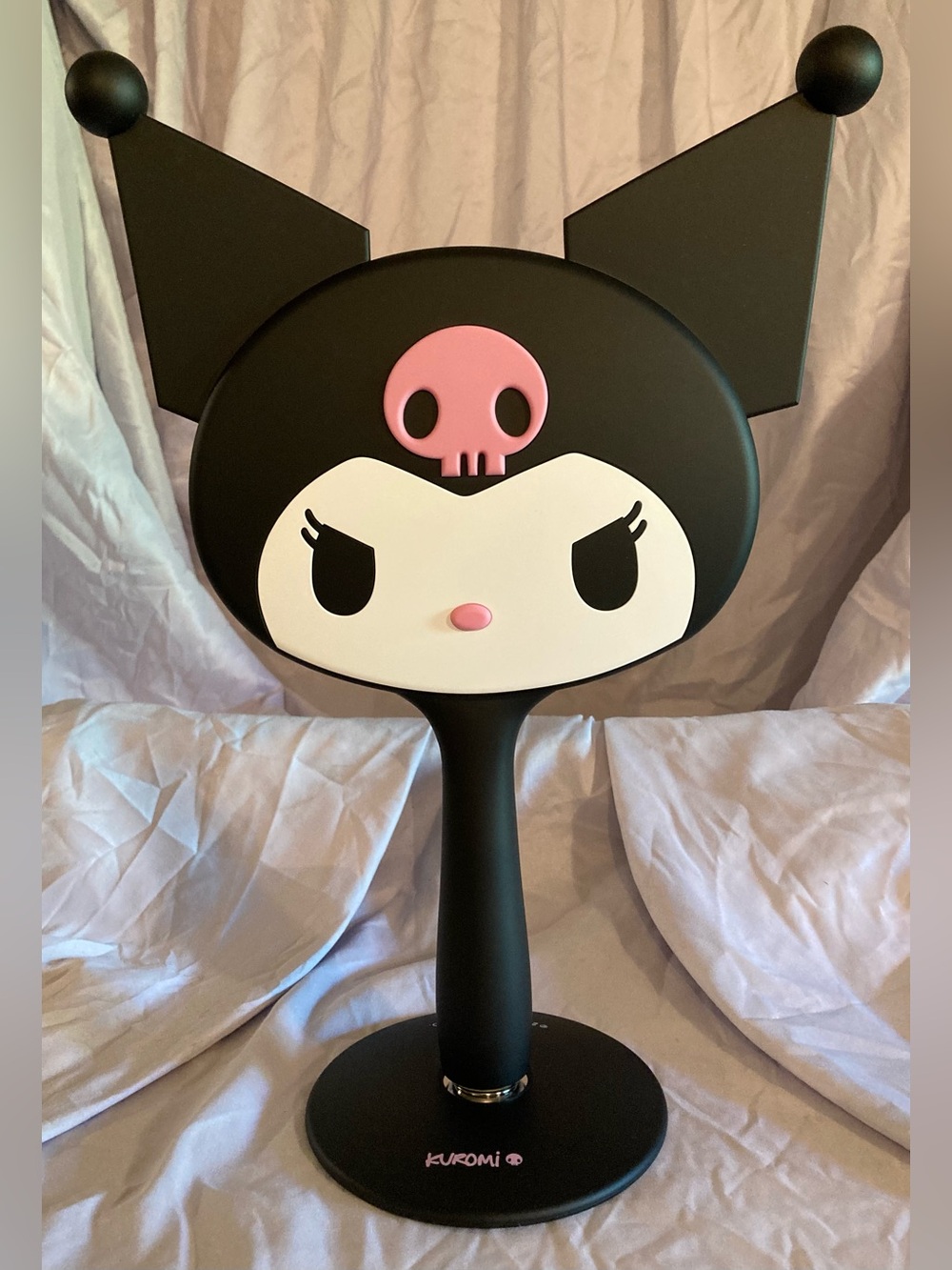 Kuromi LED Handheld Makeup Mirror w/ Magnetic Base